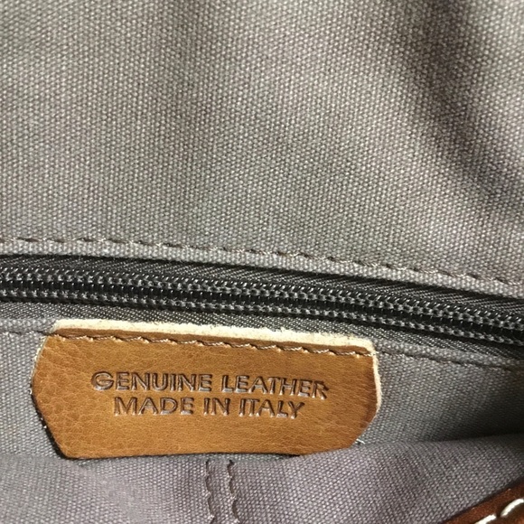 2X HOST PICK- CUOIO TOSCANA GENUINE LEATHER CROSSBODY BAG MADE IN ITALY - Picture 4 of 7